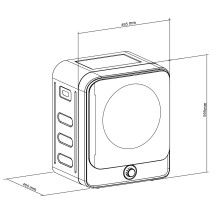 Elektrinė mini džiovykla 3kg GB415