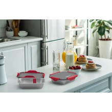 Container set HEATSBOX INNER DISH SET for HeatsBox GO / PRO / STYLE / STYLE+ lunchboxes Silver, Graphite