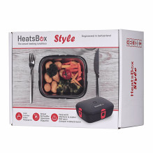 HeatsBox HB-03-90 electric lunch box 90 W 0.925 L Black Adult