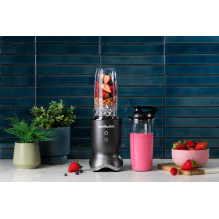 NutriBullet NB1206DGCC trintuvas 900 L Stalinis trintuvas 1200 W juodas, skaidrus