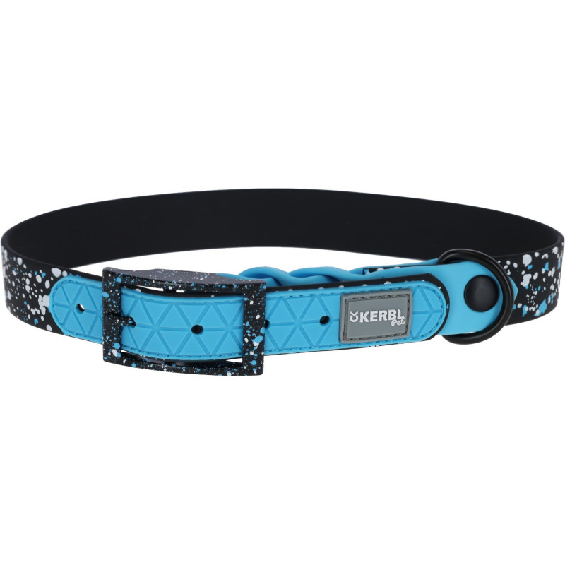 KERBL Lima Dog Collar Blue - Black-36-45 cm