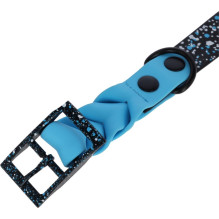 KERBL Lima Dog Collar Blue - Black-36-45 cm