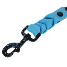 KERBL Lima Dog Leash - Blue-Black - 200cmx25mm