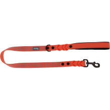 KERBL Puno Reflective dog leash - orange - 100cmx25mm