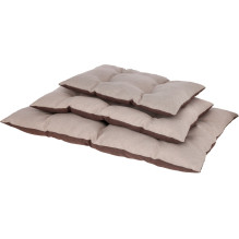 KERBL Ely Brown-Beige Lounge Cushion - Pet Bed - 70 x 45 x 9 cm