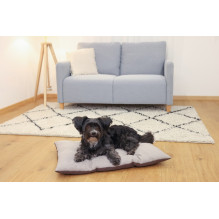 KERBL Ely Brown-Beige Lounge Cushion - Pet Bed - 70 x 45 x 9 cm