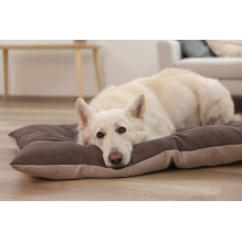 KERBL Ely Brown-Beige Lounge Cushion - Pet Bed - 70 x 45 x 9 cm