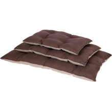 KERBL Ely Brown-Beige Lounge Cushion - Pet Bed - 90 x 55 x 10 cm