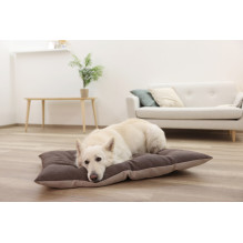 KERBL Ely Brown-Beige Lounge Cushion - Pet Bed - 90 x 55 x 10 cm