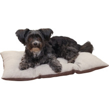 KERBL Ely Brown-Beige Lounge Cushion - Pet Bed - 90 x 55 x 10 cm