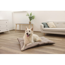 KERBL Ely Brown-Beige Lounge Cushion - Pet Bed - 115 x 75 x 11 cm