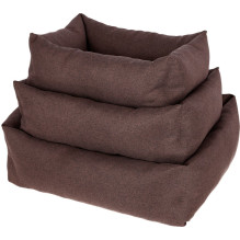 KERBL Ely Pet Bed - Brown-Beige - 60 x 45 x 23 cm