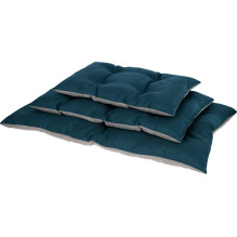 KERBL Ely Grey-turquoise Lounge Cushion - Pet Bed - 70 x 45 x 9 cm