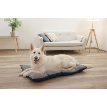 KERBL Ely Grey-turquoise Lounge Cushion - Pet Bed - 90 x 55 x 10 cm