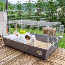 FERPLAST Rabbit 100 - rabbit cage + Vitapol Smakers