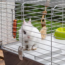 FERPLAST Rabbit 100 - rabbit cage + Vitapol Smakers