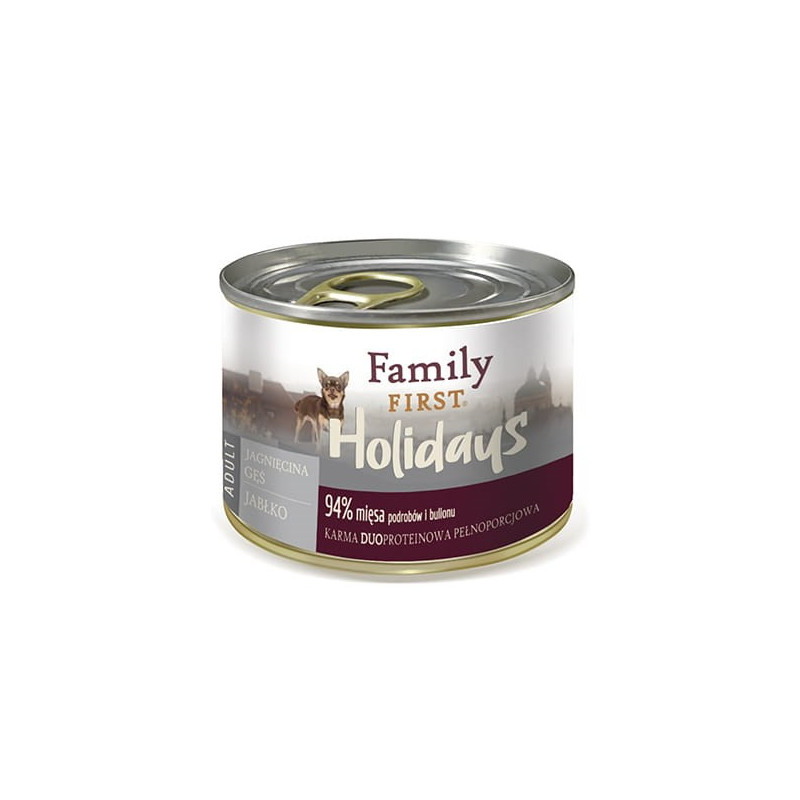 FAMILY FIRST Small Lamb, goose, apple - Wet dog food - 200 g