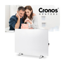 Infraraudonųjų spindulių šildytuvas CRONOS CRP-1200TWP 1200W WHITE