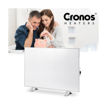 Cronos Synthelith Pro CRP-1200TWP 1200W pilkas infraraudonųjų spindulių šildytuvas su WiFi ir nuotolinio valdymo pultu