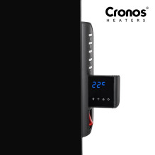 Cronos Synthelith CRG-480TWP 480 W stiklinis infraraudonųjų spindulių šildytuvas juodas su Wi-Fi ir nuotolinio valdymo p