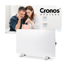 Cronos Synthelith PRO CRP-980TWP 980W infraraudonųjų spindulių šildytuvas su WiFi ir nuotolinio valdymo pulteliu balta