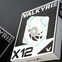 Valkyrie VK-FANX12FB computer cooling system Processor Fan Black