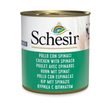 SCHESIR Chicken with spinach in jelly - wet dog food - 285g