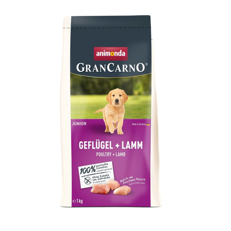 ANIMONDA GranCarno Junior Poultry with lamb - dry dog food - 1kg