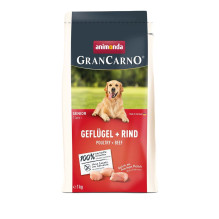 ANIMONDA GranCarno Senior Poultry with beef - dry dog food - 1kg