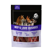 PETREPUBLIC Beef and lamb sausages - dog treat - 250g