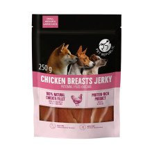 PETREPUBLIC Chicken breasts jerky - dog treat - 250g