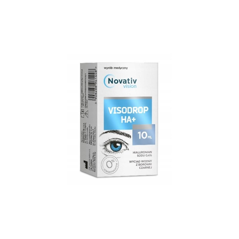 Novativ Vsion Visodrop HA+ eye drops 10 ml