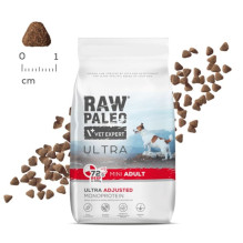 VET EXPERT RAW PALEO Ultra Mini Adult Beef - sausas šunų maistas - 8 kg