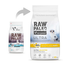 VET EXPERT RAW PALEO Ultra Medium&amp;Large Puppy Turkey - dry food for puppies - 10 kg