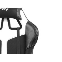 FURY Avenger XL Universal gaming chair Padded seat Black, White