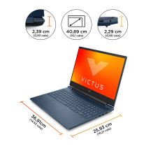 HP Victus Gaming 16-s0006nw AMD Ryzen™ 7 7840HS nešiojamasis kompiuteris 40,9 cm (16,1 colio) Quad HD 32 GB DDR5-SDRAM 1