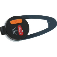 ZOLUX BIVOUAK LED Collar Tag with USB Charging Blue - Dog ID Tag - 8,9x3,7x1,9 cm