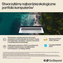 HP ENVY 17-da0006nw Intel Core Ultra 5 125H nešiojamasis kompiuteris 43,9 cm (17,3 colio) Full HD jutiklinis ekranas 16 