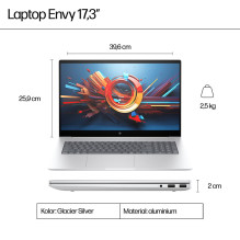 HP ENVY 17-da0006nw Intel Core Ultra 5 125H Laptop 43.9 cm (17.3&quot;) Full HD Touchscreen 16 GB DDR5-SDRAM 1 TB SSD Wi