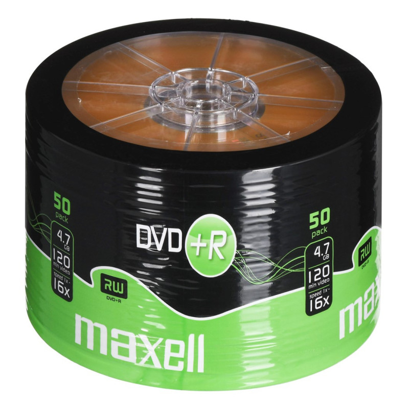 Maxell DVD+R 4.7GB 16x Spindle 50pk 50 vnt.