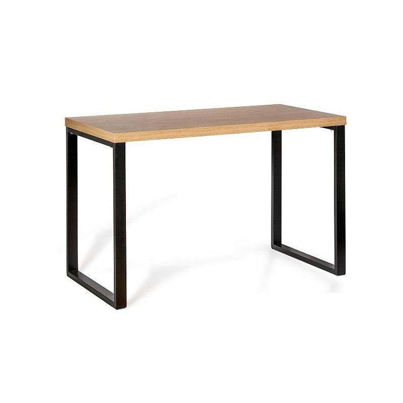 Unique TEO desk 120 x 60 cm black / oak