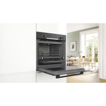 Bosch Serie 6 HRA5380B0 orkaitė 71 L 3600 W A Juoda, nerūdijantis plienas