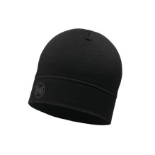 BUFF MERINO LIGHTWEIGHT BEANIE SOLID BLACK vieno dydžio kepurėlė Standartinė