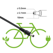 Qoltec 50760 Charger for e-bike batteries 36V , 42V , 2A , 5.5*2.1