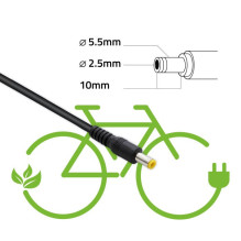 Qoltec 50761 Charger for e-bike batteries 36V , 42V , 2A , 5.5*2.5