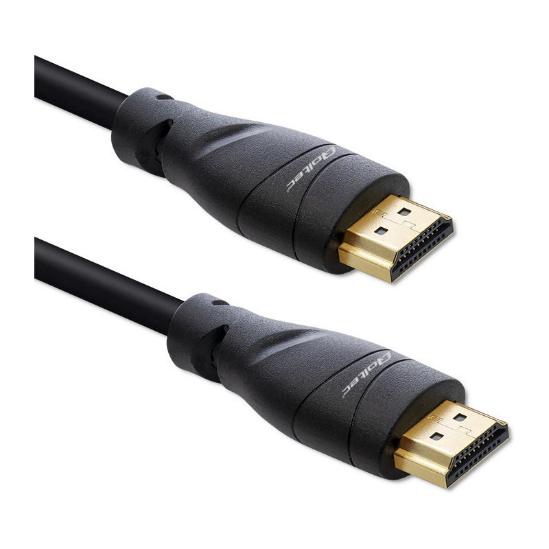 Qoltec 50353 HDMI v2.1 kabelis Itin didelės spartos 8K, 60Hz, 26AWG, GOLD, 5m