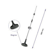 Qoltec 57035 GSM antena 600-2700 MHz LTE, vidaus