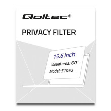 Qoltec 51052 Privacy filter 15.6&quot; , 16:9