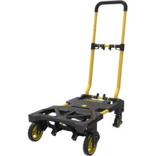 Stanley Folding Transport Cart up to 70 / 137 KG Yellow, Black