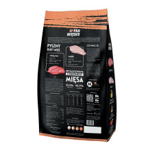 PAN MIĘSKO Veal with turkey M - dry dog food - 9kg